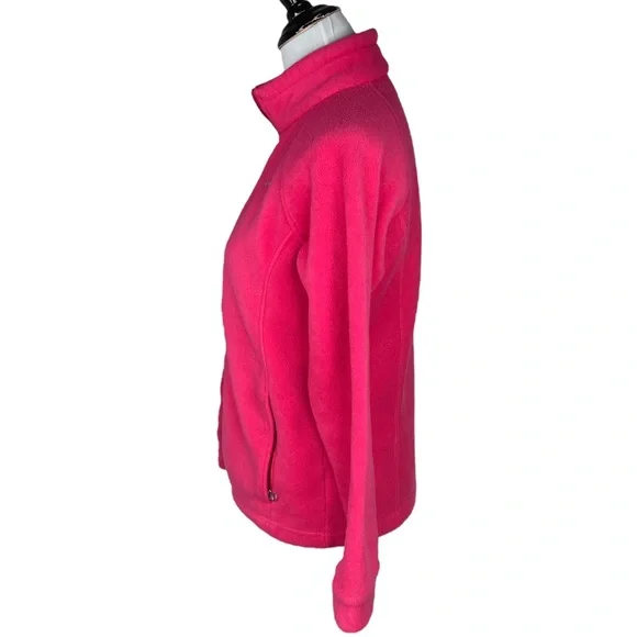 Columbia Sportswear' Benton Springs Fleece Jacket Pink Size XLarge (18/20) - Picture 4 of 9